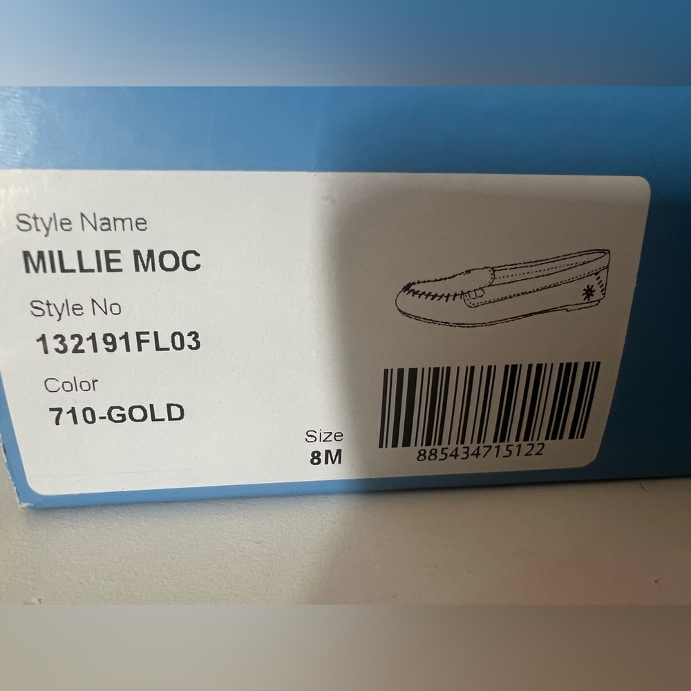 Jack Rogers Millie Moccasins - Gold